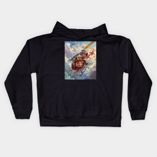 Calvin and Hobbes Bouncy Bed Kids Hoodie